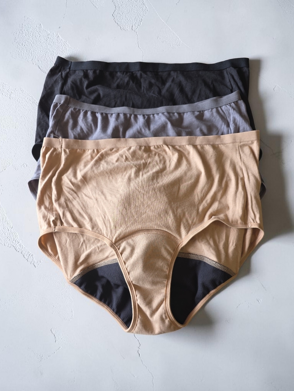 NWOT Set Of 3 Moderate Flow Period Panties Cotton Blend Size 2XL  B93